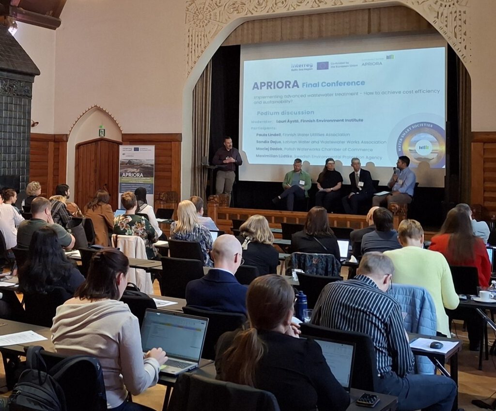 Podium discussion on advanced wastewater treatment - APRIORA Final Conference