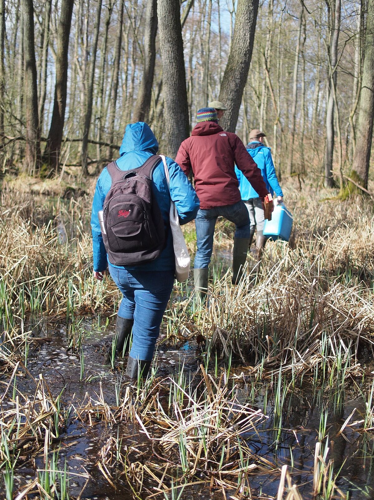 WETCAPES_Feldtag am 5.April2017