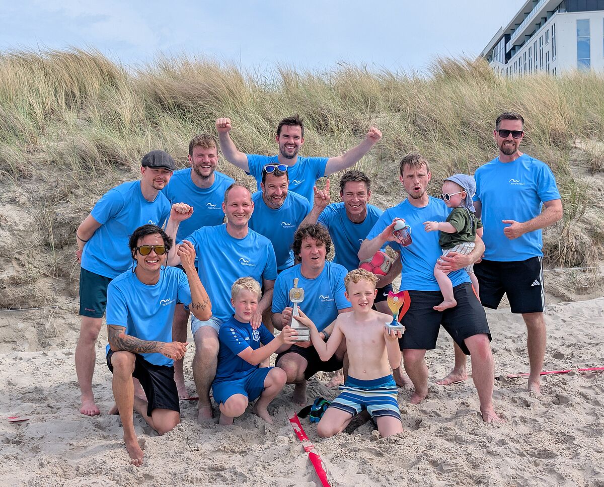 17. Aquamasters 2026 - Siegerteam 1.NW Sandcastle United (Nordwasser GmbH)