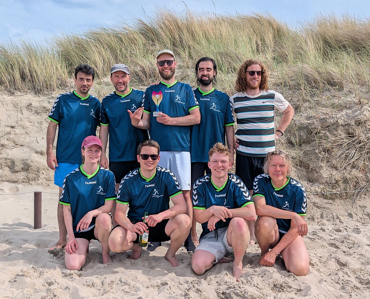 17. Aquamasters 2026 - Gruppenbild Rostocker Möwenschubser (Professur für Wasserwirtschaft, Uni Rostock)